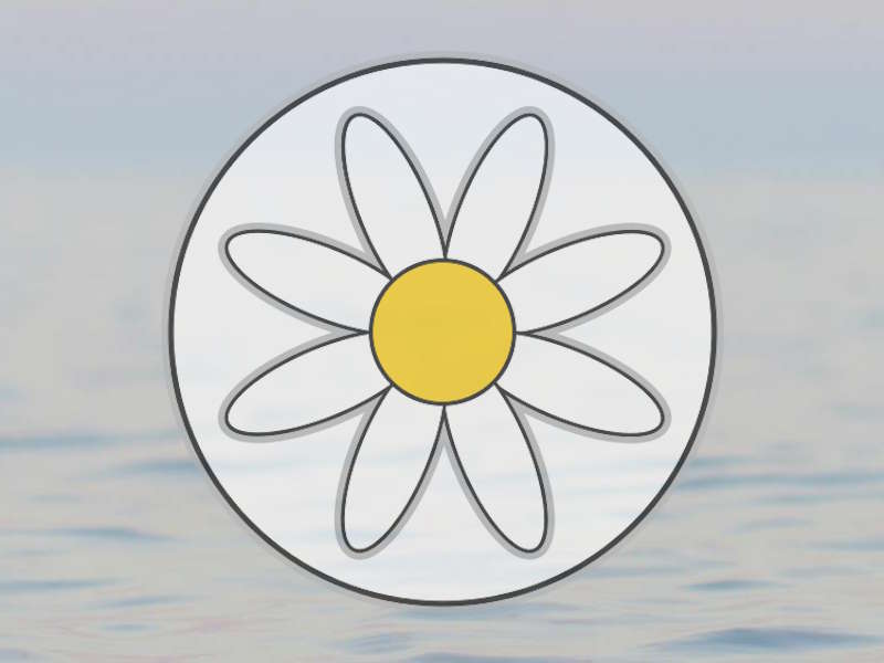 Yellow daisy logo